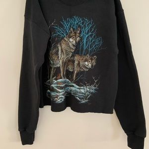 Vintage Lee cropped sweatshirt